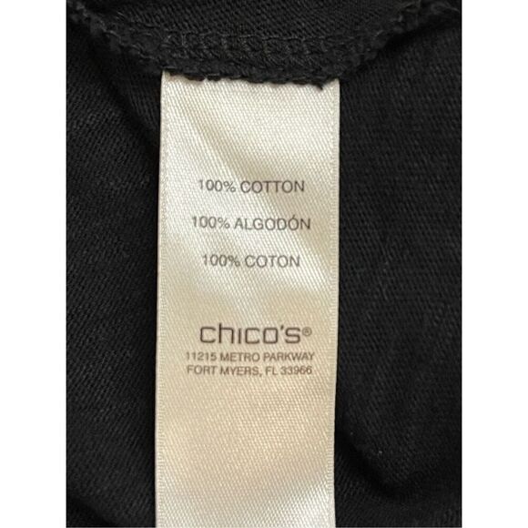 Chicos women’s bundle lot button down and blouse size Chicos 1 or medium 8/10 - Picture 12 of 13